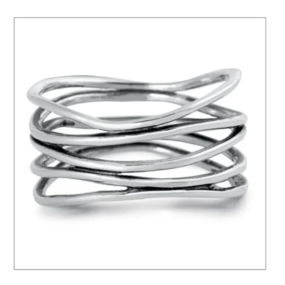 925 Sterling Silver Ring Bohemian Size 6 Women's Jewelry - Picture 2 of 7